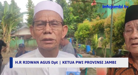 PWI Jambi Sembelih Dua Hewan Kurban