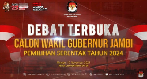 LIVE DELAY : Debat Terbuka Calon Wakil Gubernur Jambi Pemilihan Serentak 2024